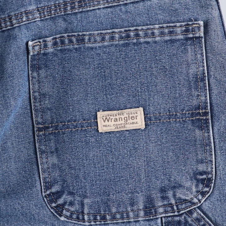 00'S Wrangler Denim Painter Pants Men's W34 cotton blue type Vintage Second Hand