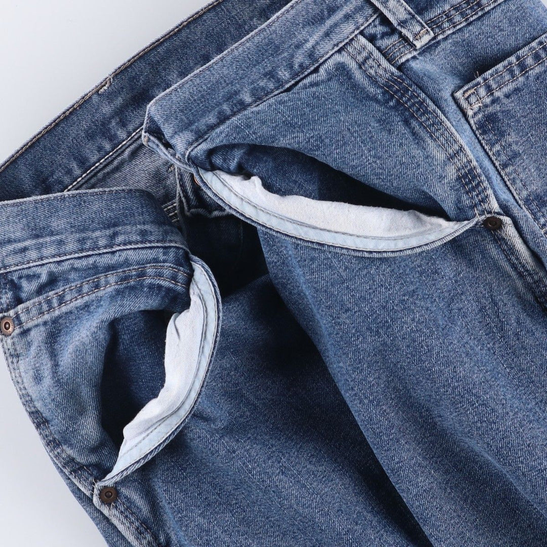 00'S Wrangler Denim Painter Pants Men's W34 cotton blue type Vintage Second Hand