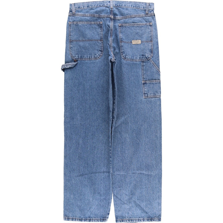 00'S Wrangler Denim Painter Pants Men's W33 equivalent cotton blue type Vintage Second Hand