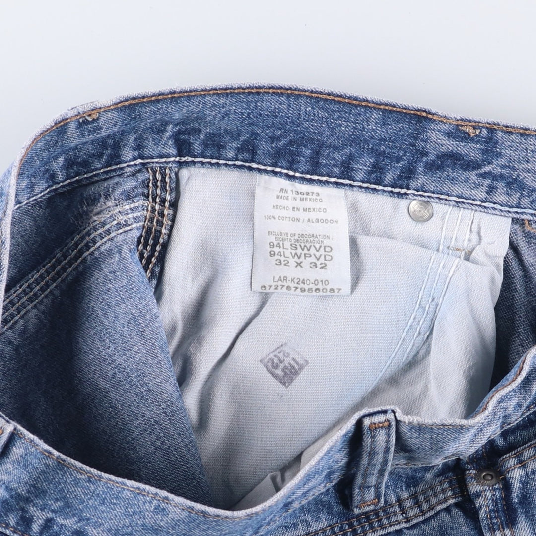 00'S Wrangler Denim Painter Pants Men's W33 equivalent cotton blue type Vintage Second Hand