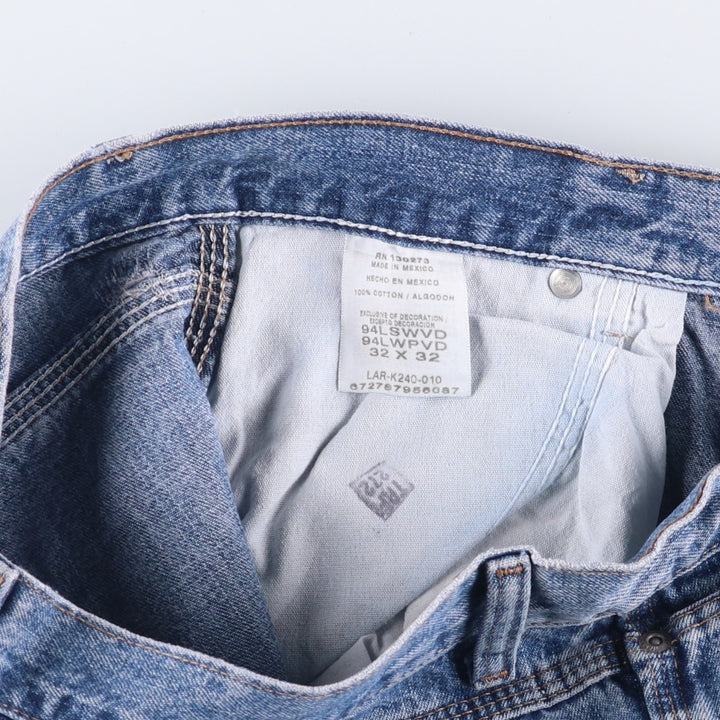 00'S Wrangler Denim Painter Pants Men's W33 equivalent cotton blue type Vintage Second Hand