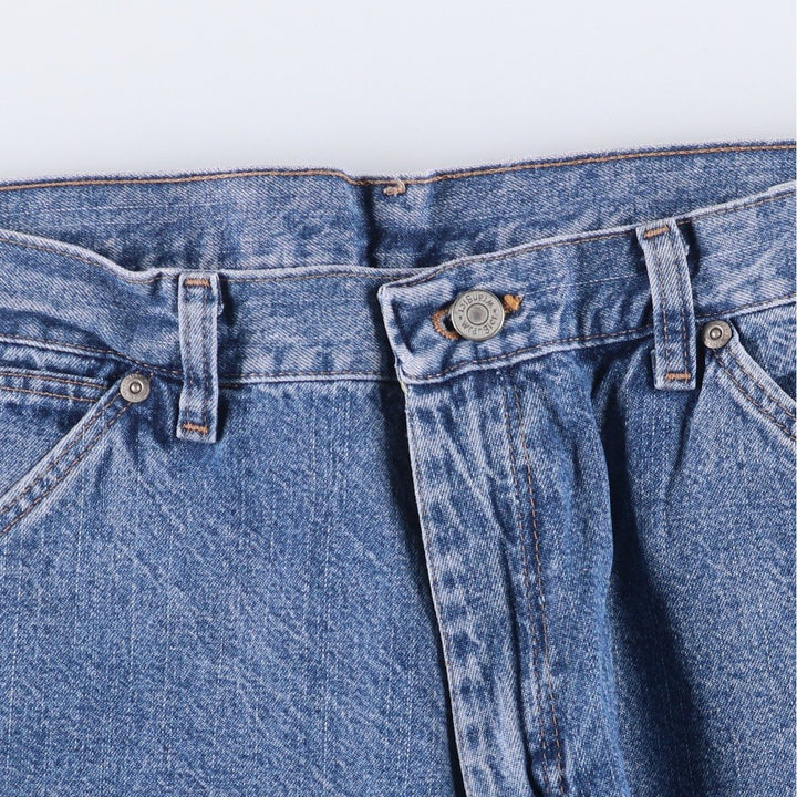 00'S Wrangler Denim Painter Pants Men's W33 equivalent cotton blue type Vintage Second Hand