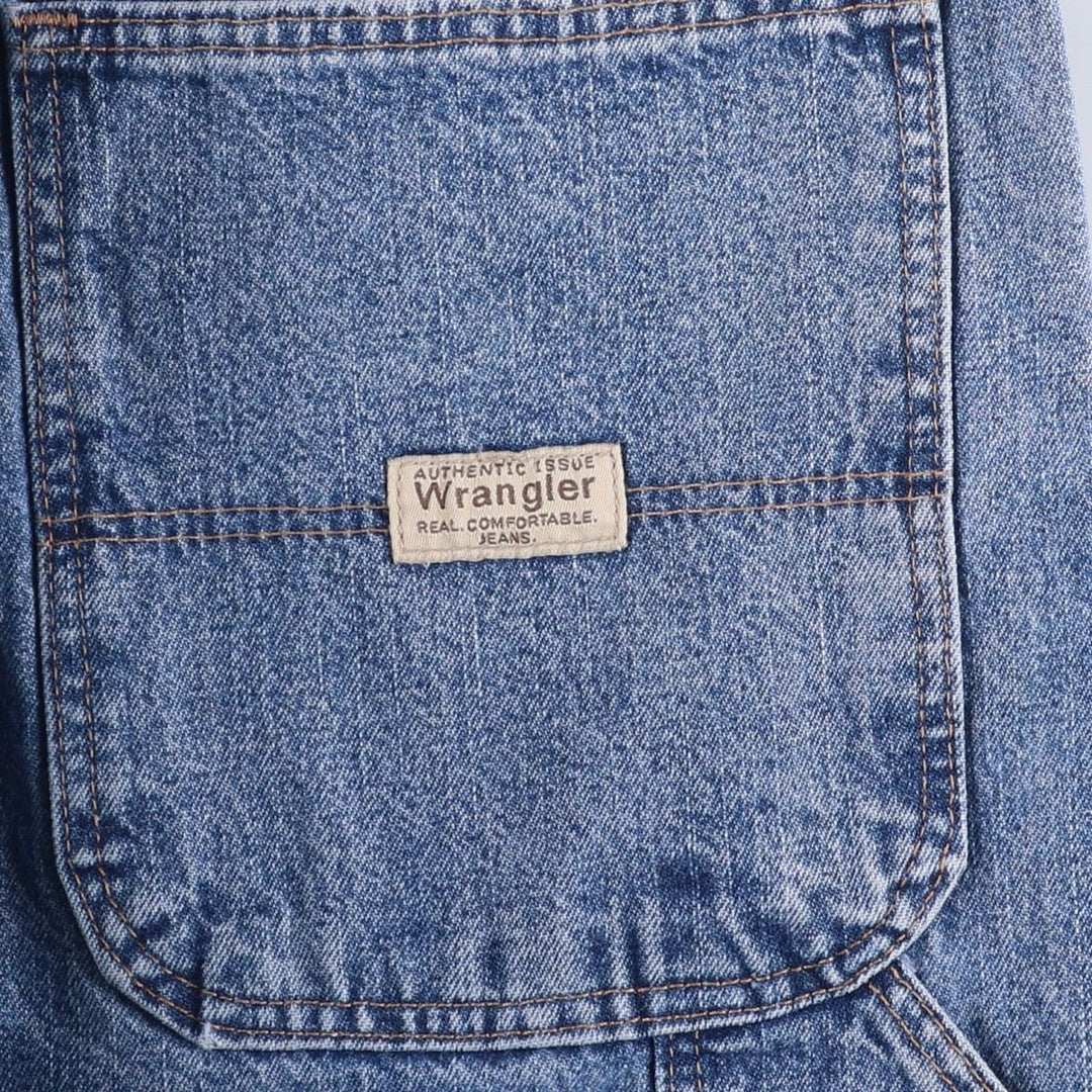 00'S Wrangler Denim Painter Pants Men's W33 equivalent cotton blue type Vintage Second Hand