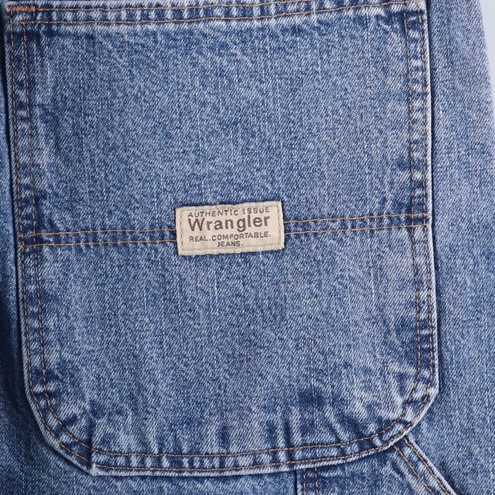 00'S Wrangler Denim Painter Pants Men's W33 equivalent cotton blue type Vintage Second Hand