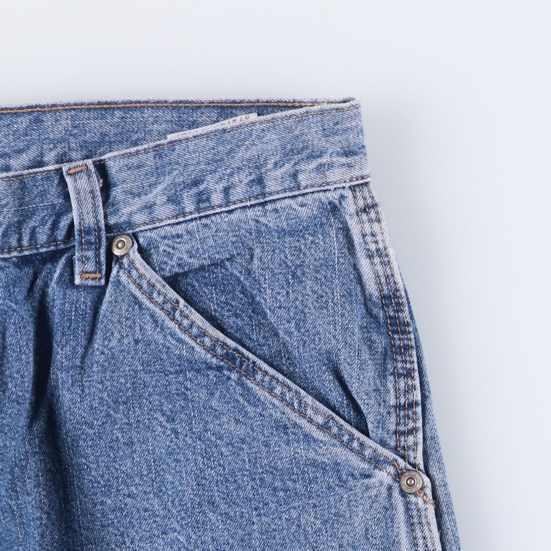 00'S Wrangler Denim Painter Pants Men's W33 equivalent cotton blue type Vintage Second Hand