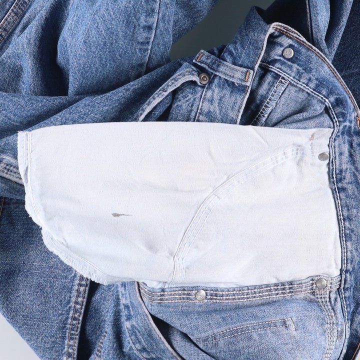 00'S Wrangler Denim Painter Pants Men's W33 equivalent cotton blue type Vintage Second Hand