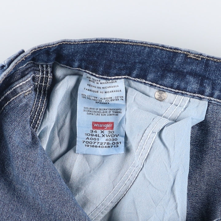 Wrangler Denim Painter Pants for Men, W34 equivalent cotton blue type Vintage Second Hand