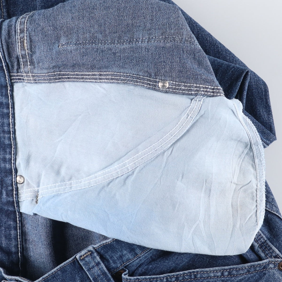 Wrangler Denim Painter Pants for Men, W34 equivalent cotton blue type Vintage Second Hand