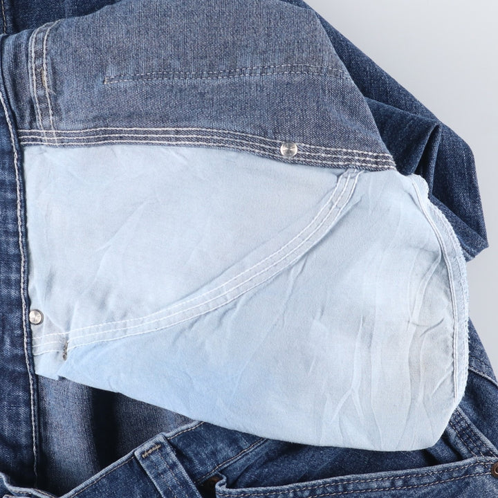 Wrangler Denim Painter Pants for Men, W34 equivalent cotton blue type Vintage Second Hand