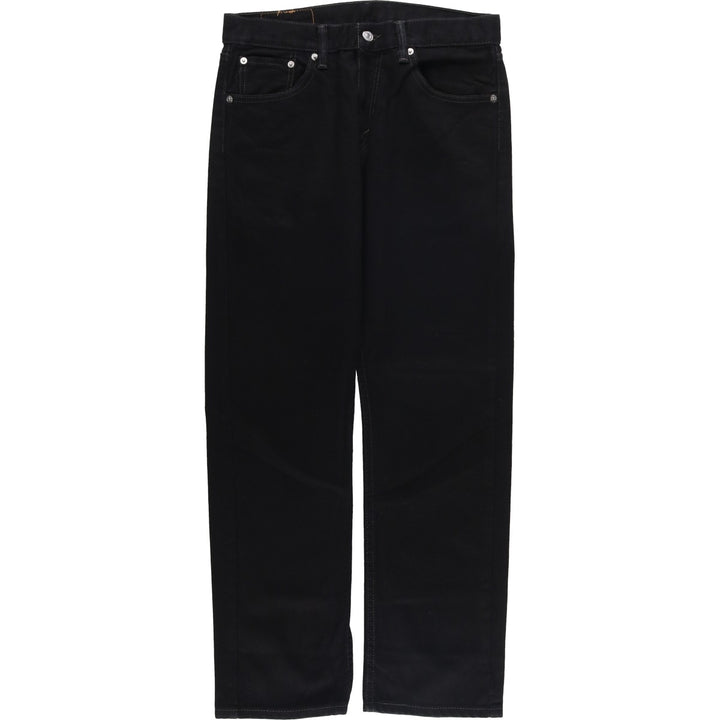 Levi's 505 Black Denim Tapered Denim Pants for Men, W31 equivalent cotton black type Vintage Second Hand