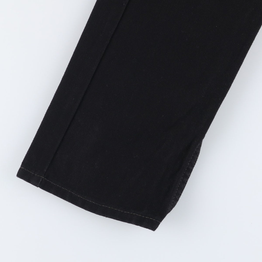 Levi's 505 Black Denim Tapered Denim Pants for Men, W31 equivalent cotton black type Vintage Second Hand