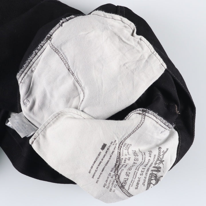 Levi's 505 Black Denim Tapered Denim Pants for Men, W31 equivalent cotton black type Vintage Second Hand