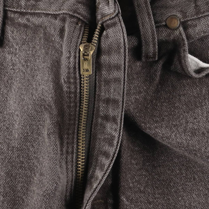 Wrangler Black Denim Straight Denim Pants Men's W32 cotton black type Vintage Second Hand