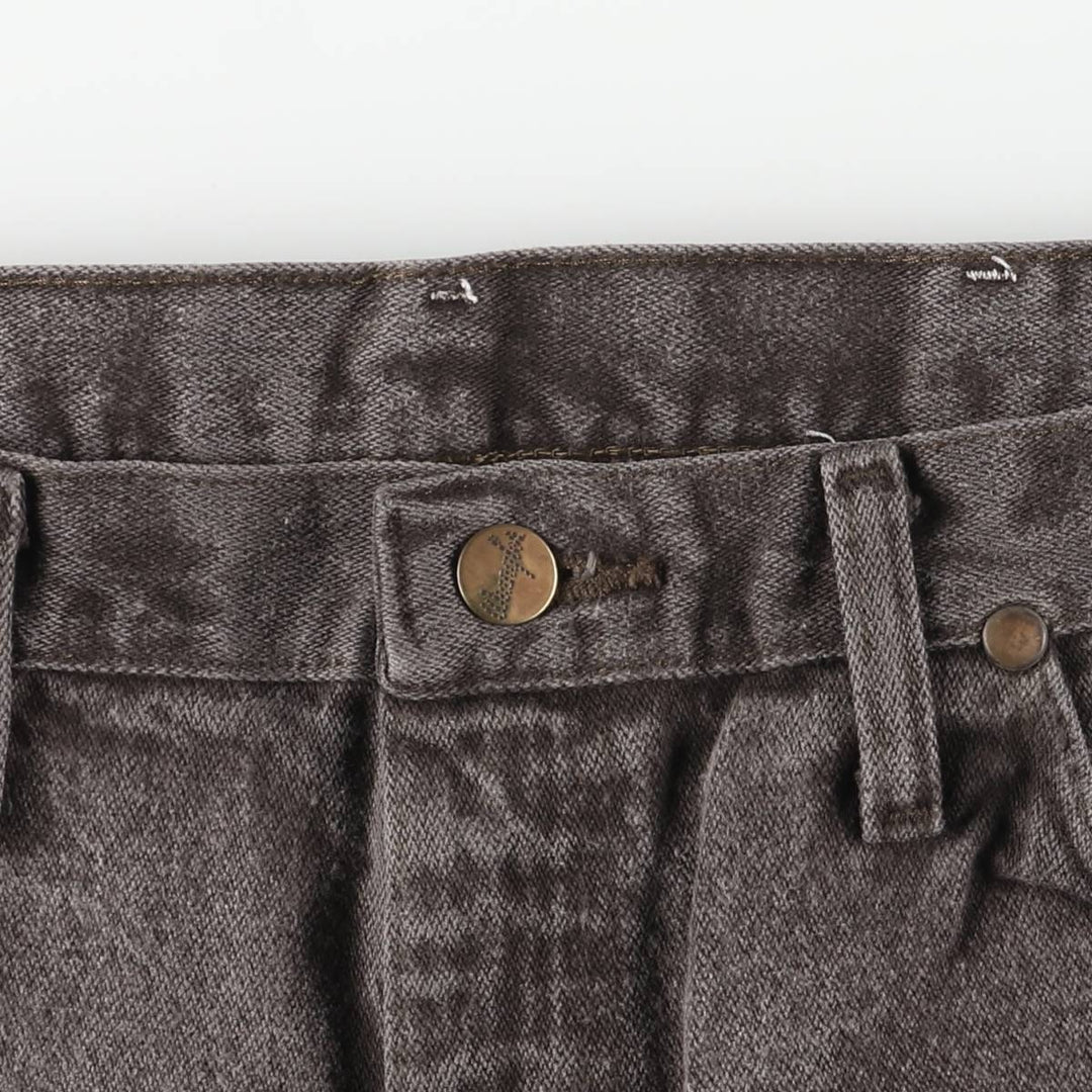 Wrangler Black Denim Straight Denim Pants Men's W32 cotton black type Vintage Second Hand