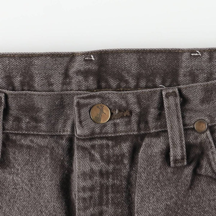Wrangler Black Denim Straight Denim Pants Men's W32 cotton black type Vintage Second Hand