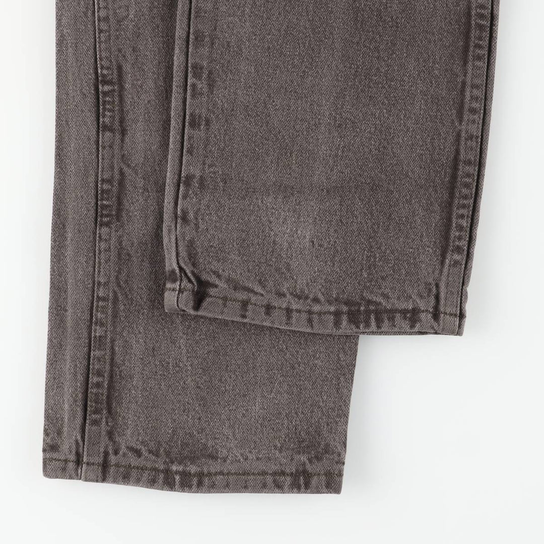 Wrangler Black Denim Straight Denim Pants Men's W32 cotton black type Vintage Second Hand