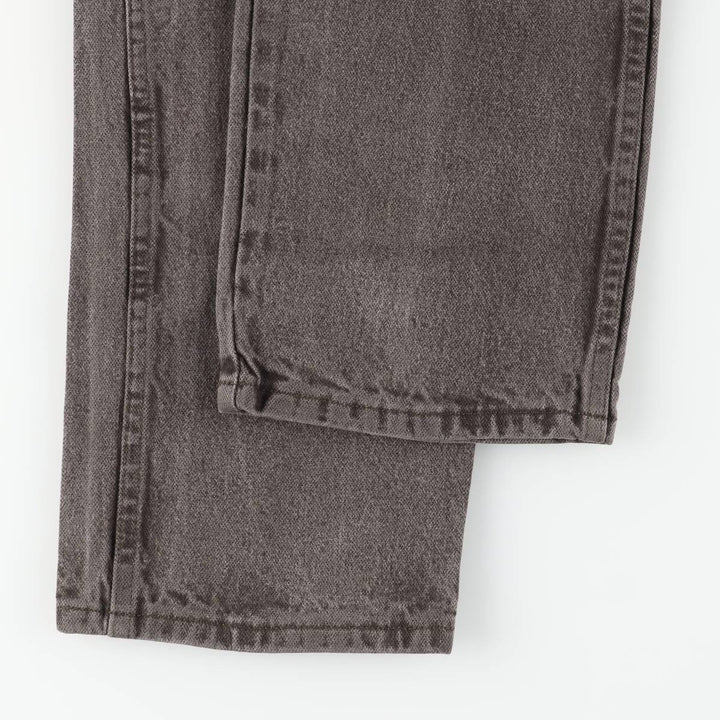 Wrangler Black Denim Straight Denim Pants Men's W32 cotton black type Vintage Second Hand