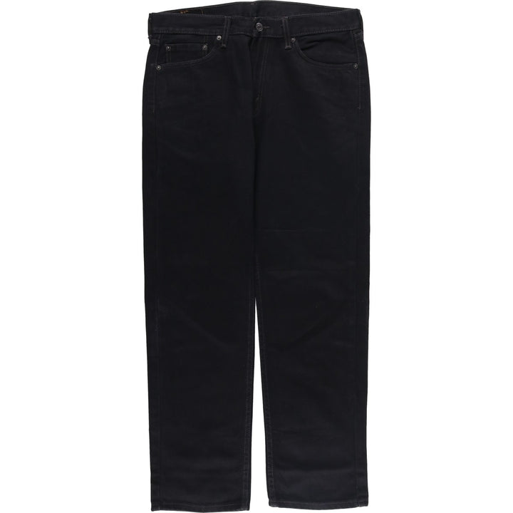 Levi's 505 Black Denim Tapered Denim Pants for Men, W34 equivalent cotton black type Vintage Second Hand