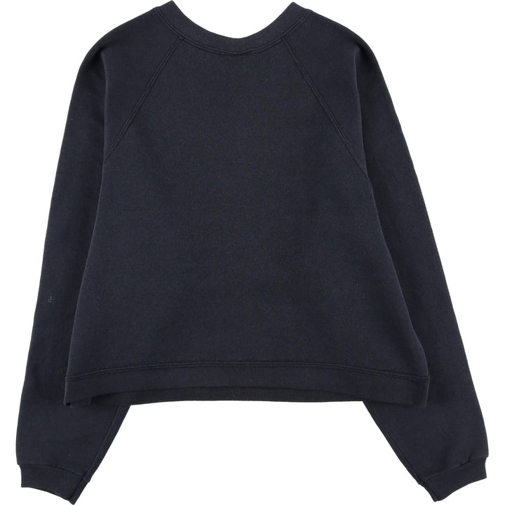 90'S MICKEY UNLIMITED Minnie Mouse cropped sweatshirt, Made in USA, Women's Size Small cotton black type Vintage Second Hand