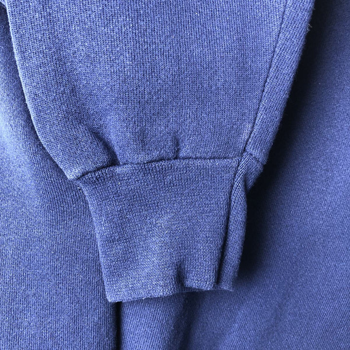 Vintage 90'S TULTEX plain blank sweatshirt, made in the USA, men's size M cotton blue type Vintage Second Hand