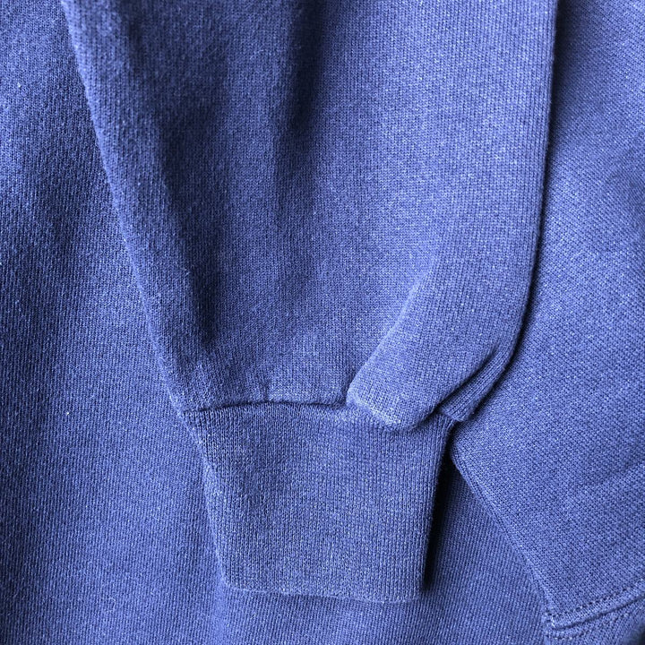 Vintage 90'S TULTEX plain blank sweatshirt, made in the USA, men's size M cotton blue type Vintage Second Hand