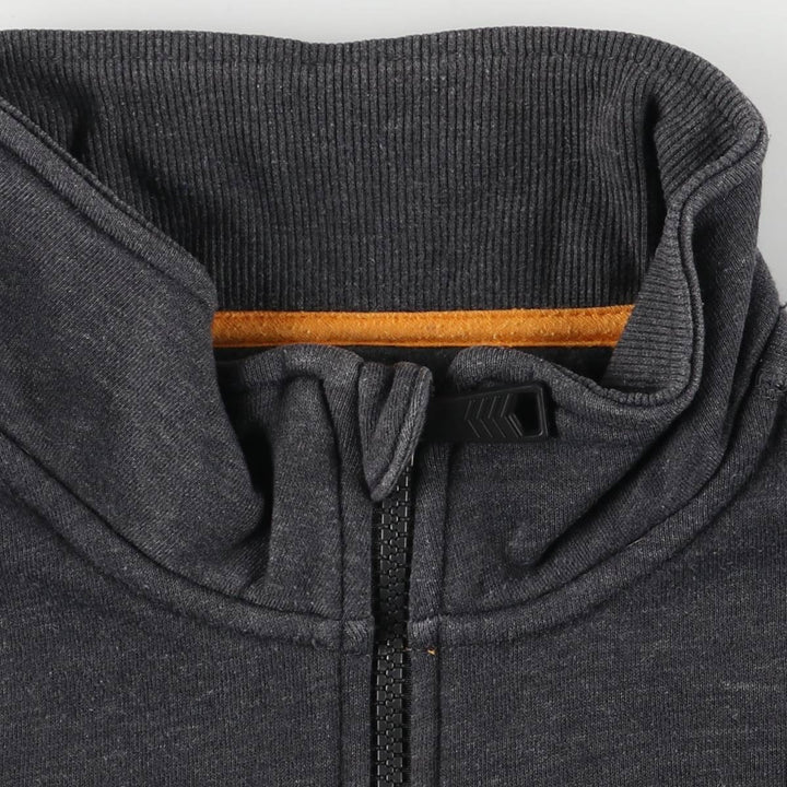 Carhartt Relaxed Fit Half-Zip Sweatshirt, Men's Size L cotton Charcoal Vintage Second Hand
