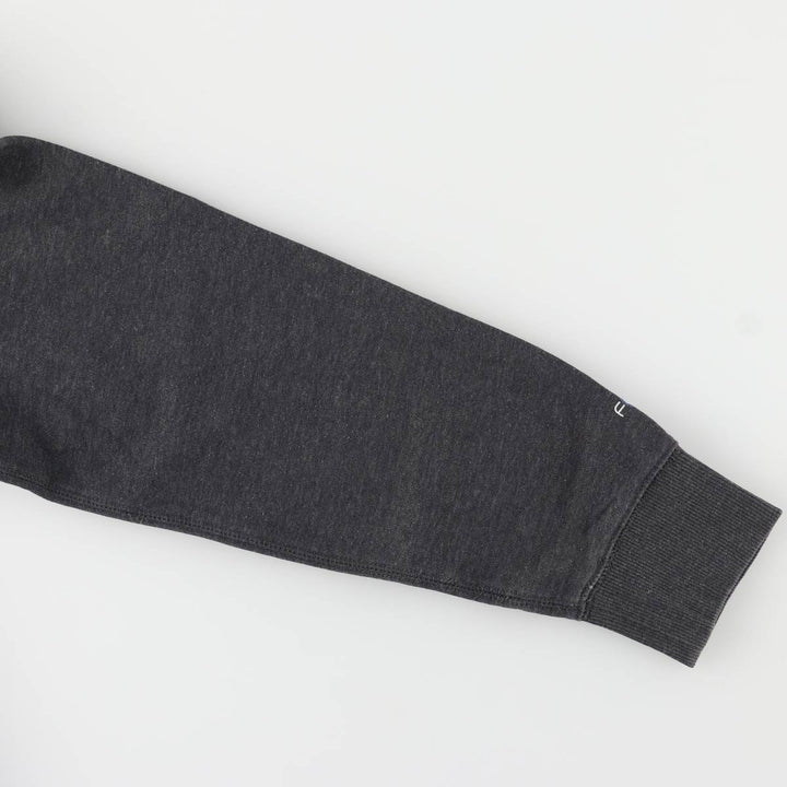 Carhartt Relaxed Fit Half-Zip Sweatshirt, Men's Size L cotton Charcoal Vintage Second Hand