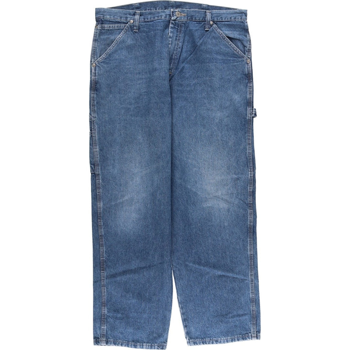00'S Wrangler CARPENTER denim painter pants for men, equivalent to w36 cotton blue type Vintage Second Hand