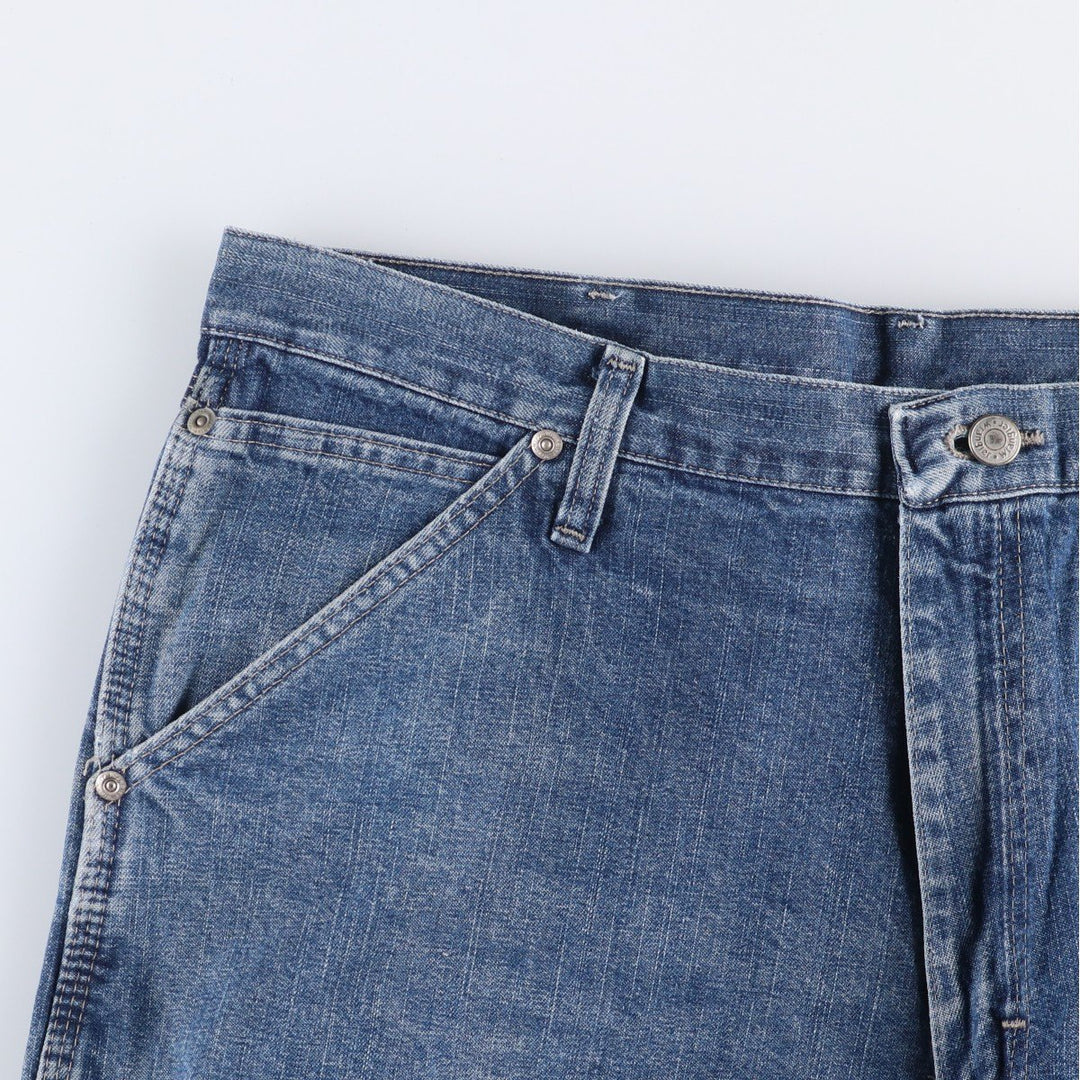 00'S Wrangler CARPENTER denim painter pants for men, equivalent to w36 cotton blue type Vintage Second Hand
