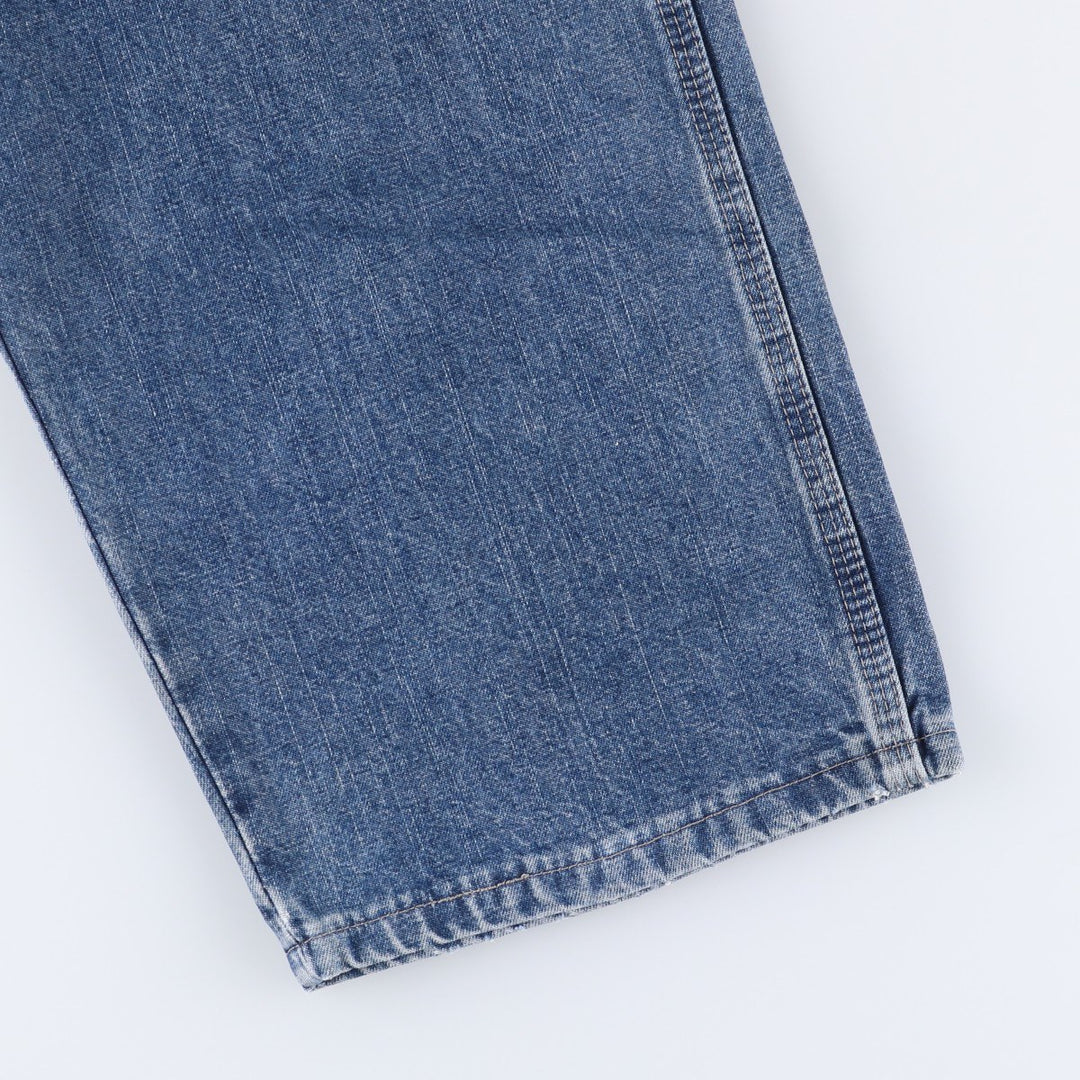 00'S Wrangler CARPENTER denim painter pants for men, equivalent to w36 cotton blue type Vintage Second Hand
