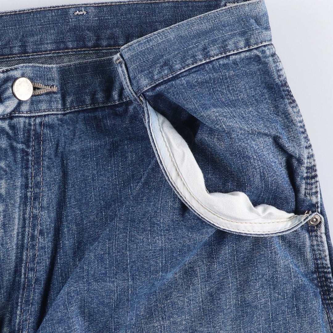 00'S Wrangler CARPENTER denim painter pants for men, equivalent to w36 cotton blue type Vintage Second Hand