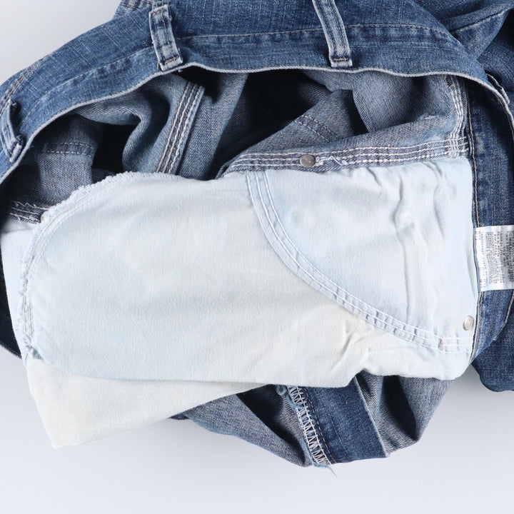 00'S Wrangler CARPENTER denim painter pants for men, equivalent to w36 cotton blue type Vintage Second Hand