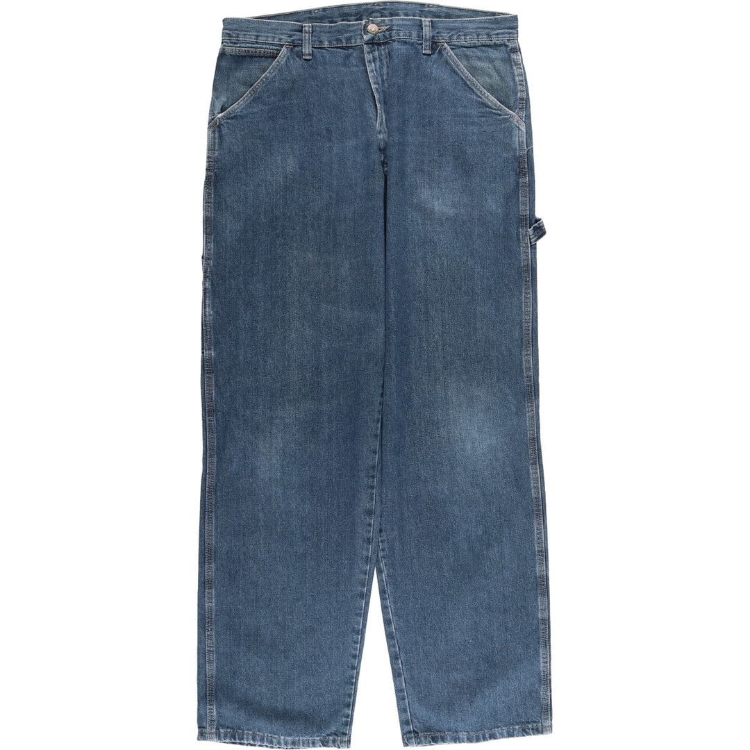 00'S Wrangler CARPENTER denim painter pants for men, equivalent to W34 cotton blue type Vintage Second Hand