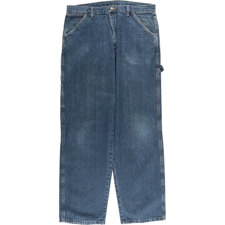 00'S Wrangler CARPENTER denim painter pants for men, equivalent to W34 cotton blue type Vintage Second Hand
