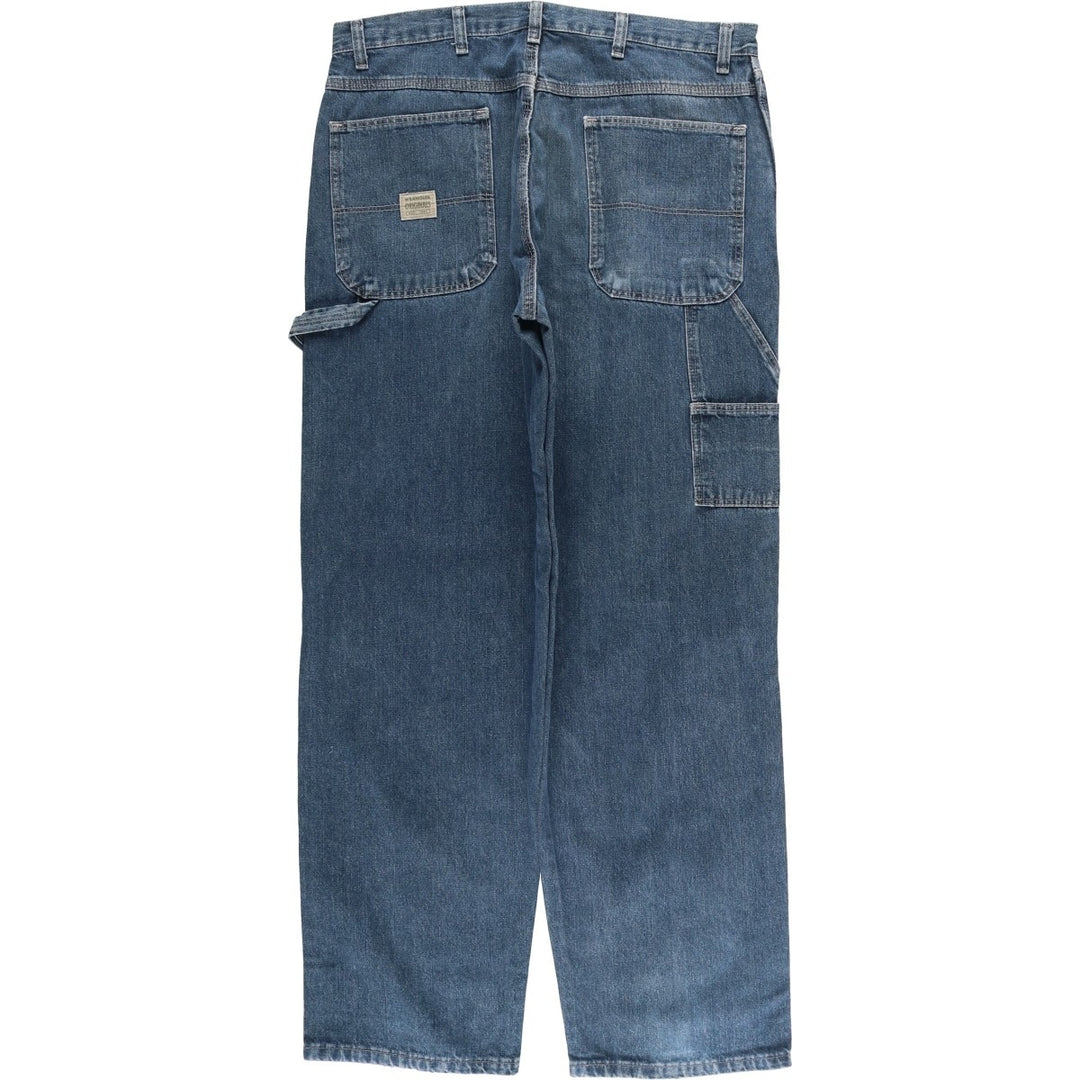 00'S Wrangler CARPENTER denim painter pants for men, equivalent to W34 cotton blue type Vintage Second Hand