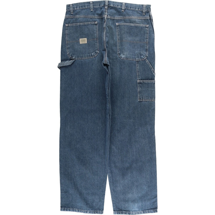 00'S Wrangler CARPENTER denim painter pants for men, equivalent to W34 cotton blue type Vintage Second Hand