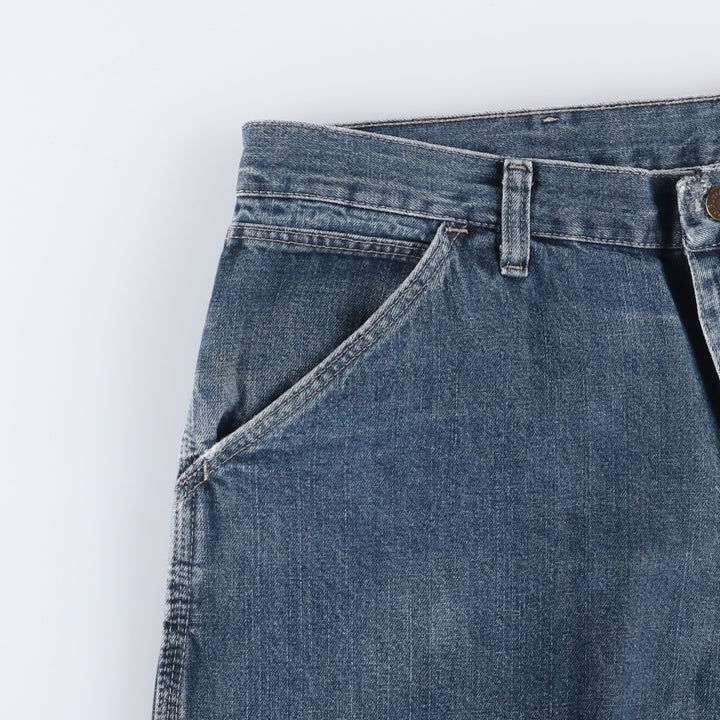 00'S Wrangler CARPENTER denim painter pants for men, equivalent to W34 cotton blue type Vintage Second Hand