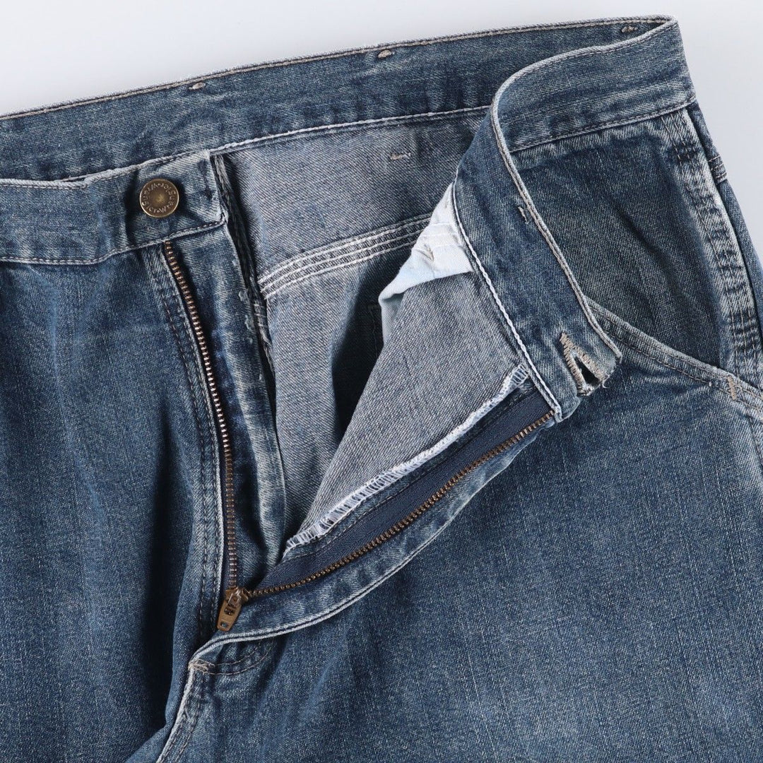 00'S Wrangler CARPENTER denim painter pants for men, equivalent to W34 cotton blue type Vintage Second Hand