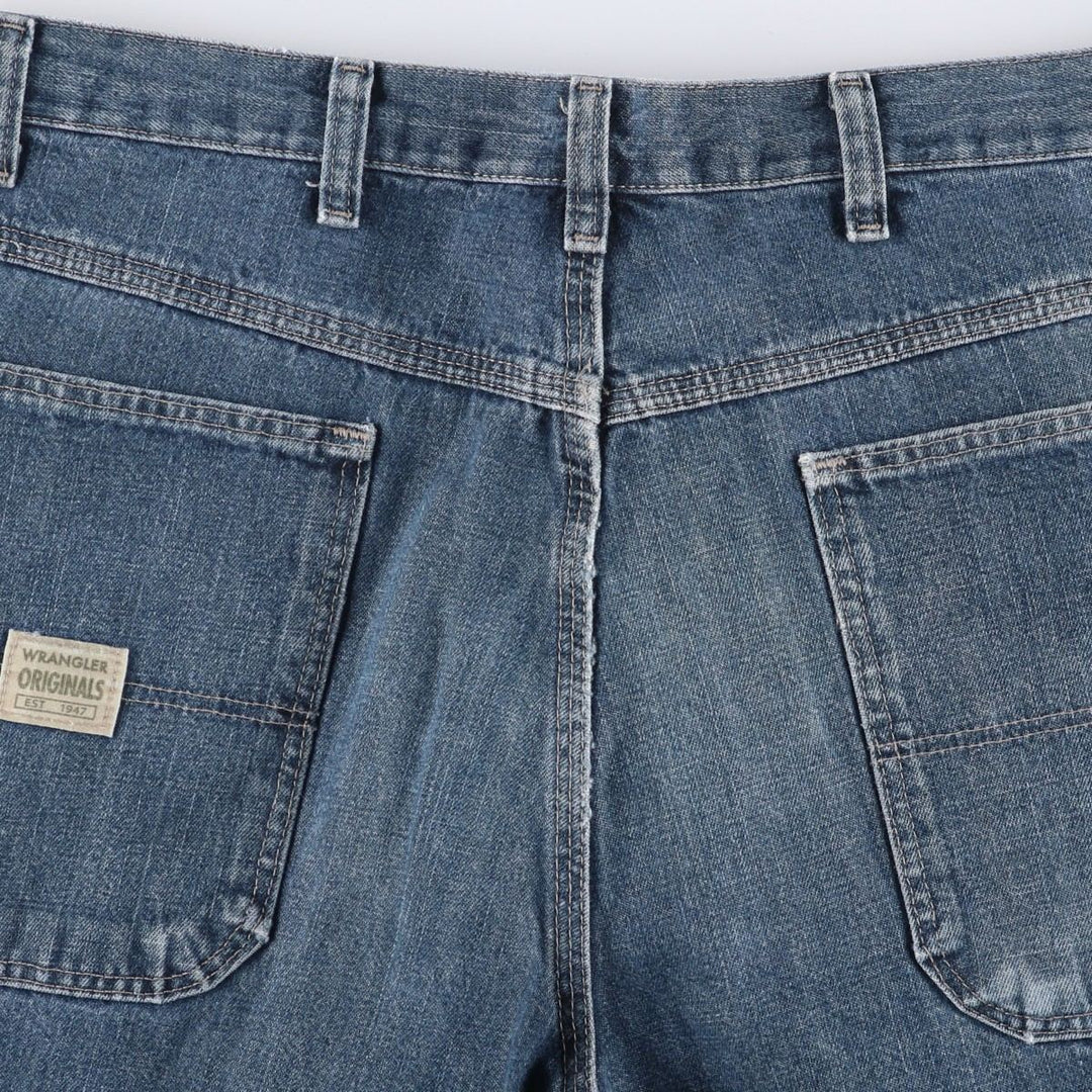 00'S Wrangler CARPENTER denim painter pants for men, equivalent to W34 cotton blue type Vintage Second Hand