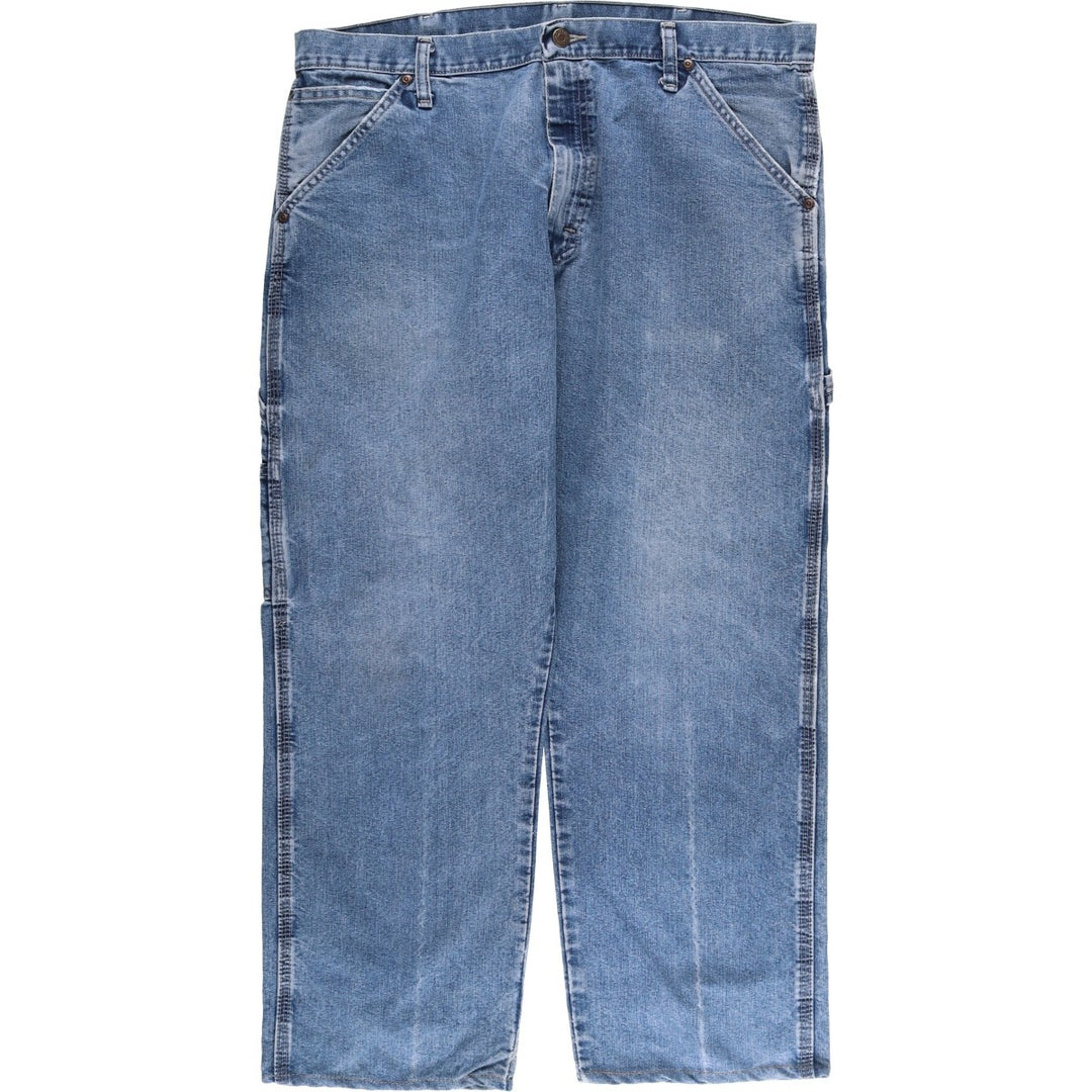 00'S Wrangler CARPENTER denim painter pants for men, equivalent to w37 cotton blue type Vintage Second Hand
