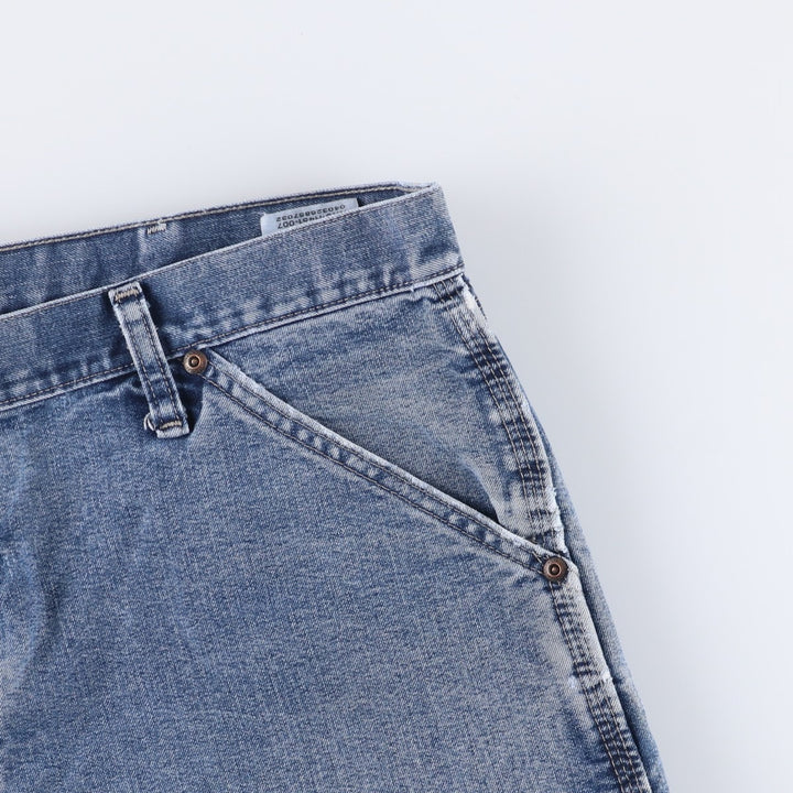 00'S Wrangler CARPENTER denim painter pants for men, equivalent to w37 cotton blue type Vintage Second Hand