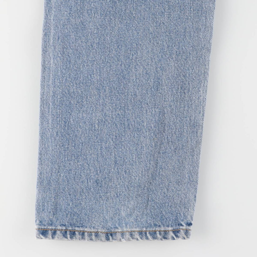 00'S Levi's 505 REGULAR FIT STRAIGHT LEG tapered denim pants made in USA men's w33 equivalent cotton blue type Vintage Second Hand