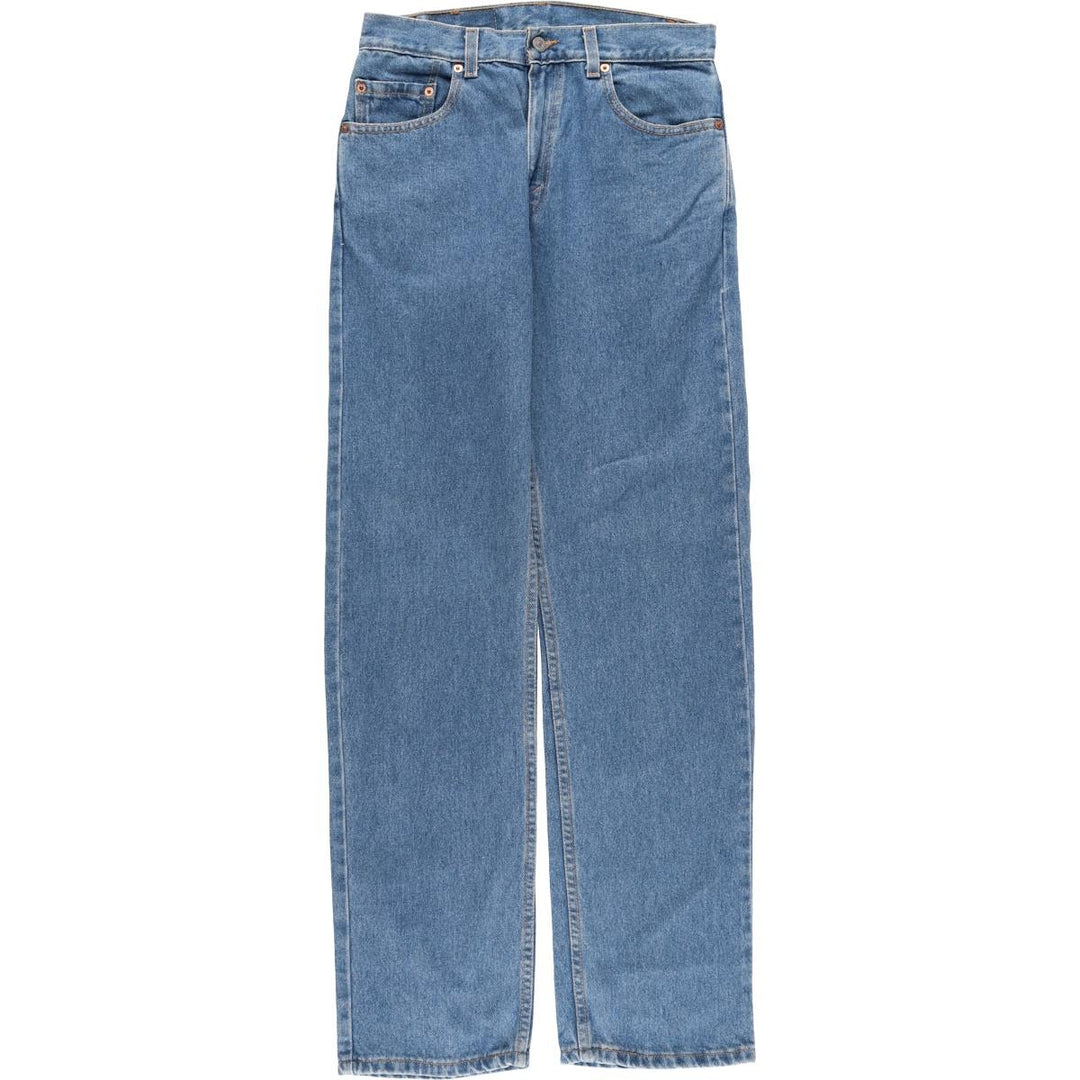 2000'S Levi's 505 Regular Fit Straight Leg Tapered Denim Pants, Made in USA, Men's Size W29 cotton blue type Vintage Second Hand