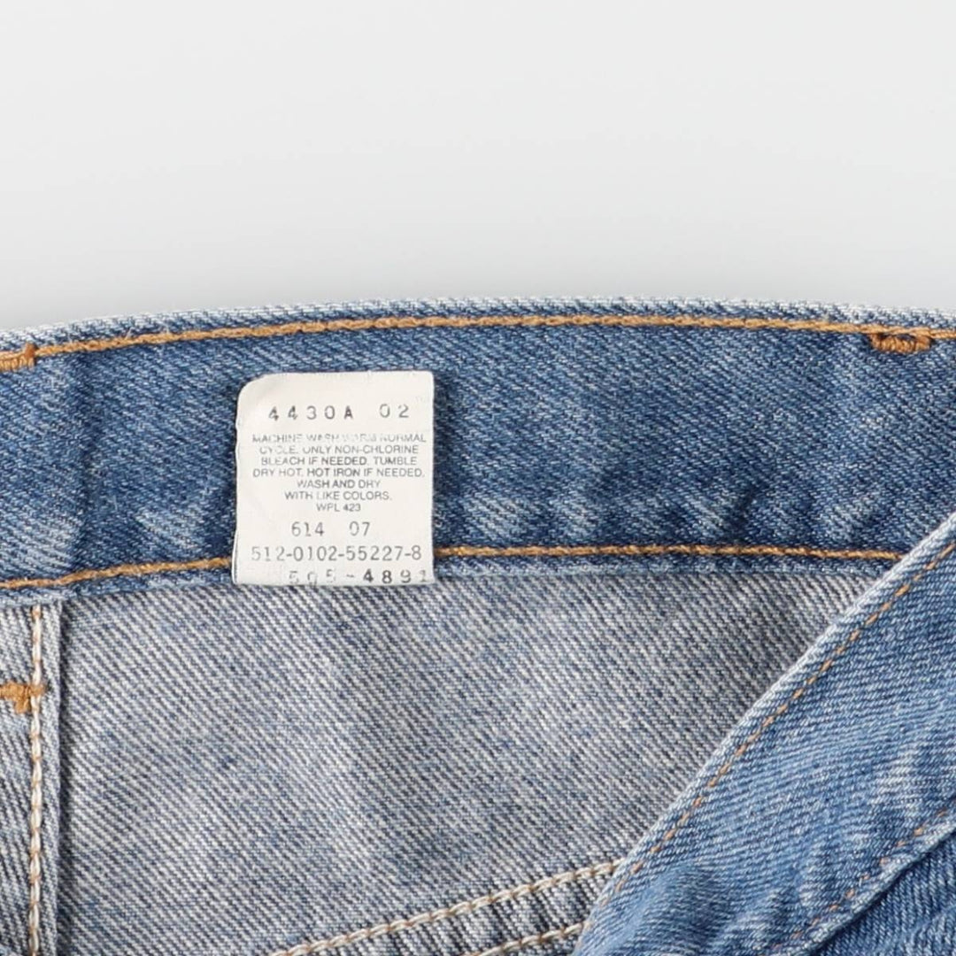 2000'S Levi's 505 Regular Fit Straight Leg Tapered Denim Pants, Made in USA, Men's Size W29 cotton blue type Vintage Second Hand