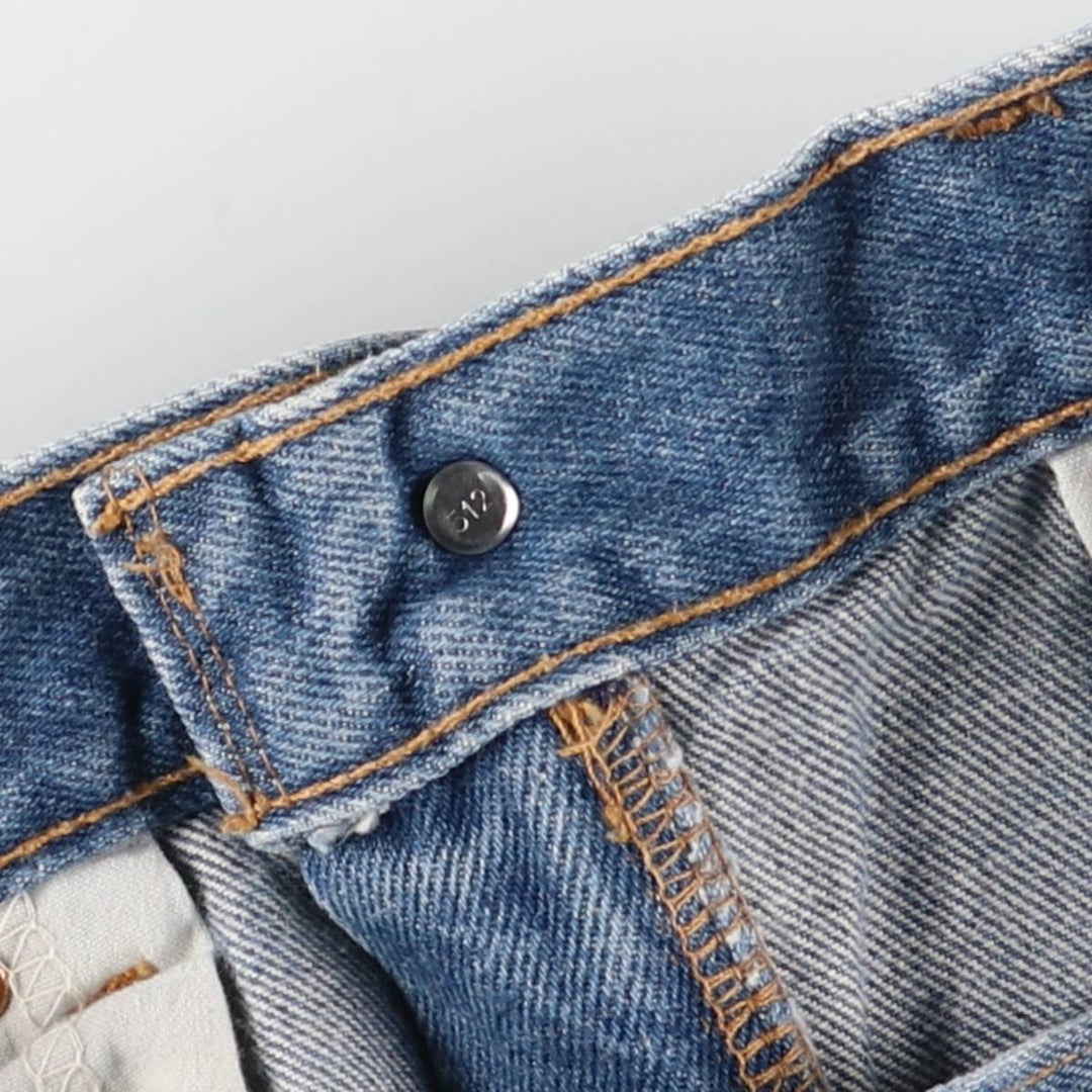 2000'S Levi's 505 Regular Fit Straight Leg Tapered Denim Pants, Made in USA, Men's Size W29 cotton blue type Vintage Second Hand