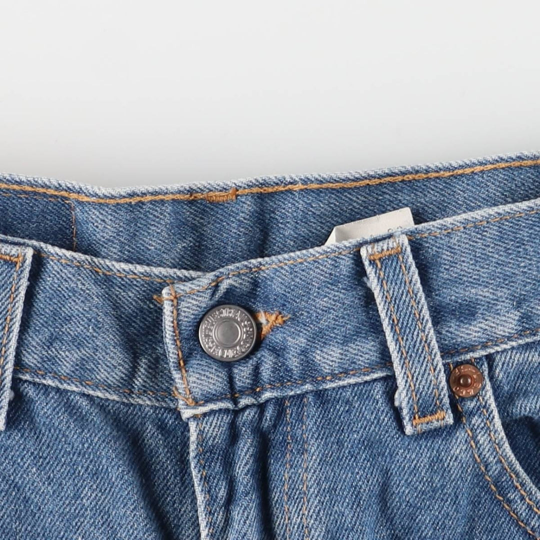 2000'S Levi's 505 Regular Fit Straight Leg Tapered Denim Pants, Made in USA, Men's Size W29 cotton blue type Vintage Second Hand