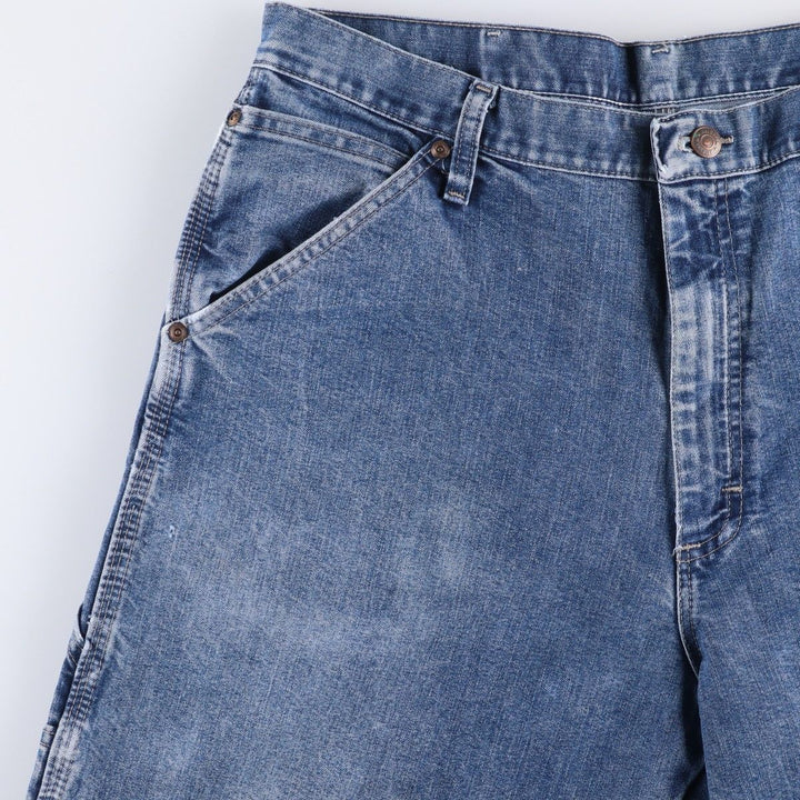 00'S Wrangler CARPENTER denim painter pants for men, equivalent to W34 cotton blue type Vintage Second Hand