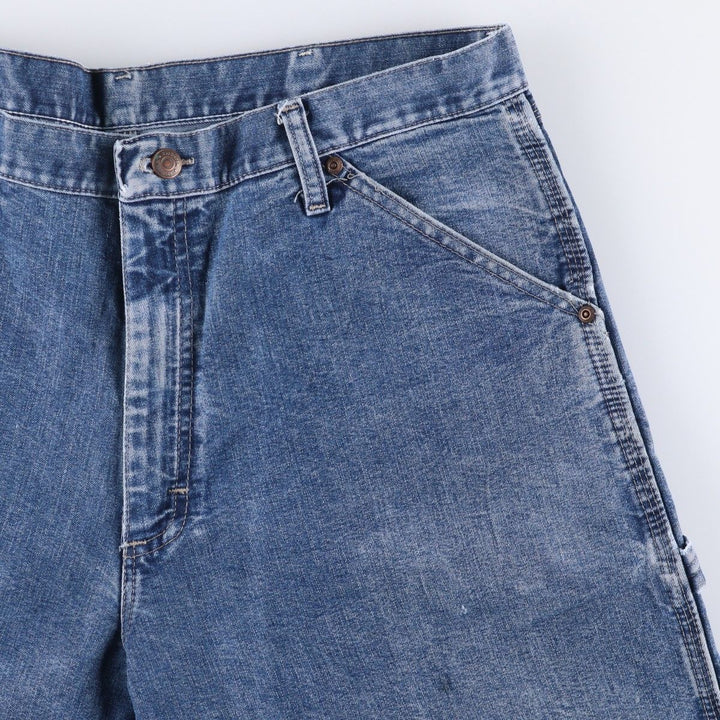 00'S Wrangler CARPENTER denim painter pants for men, equivalent to W34 cotton blue type Vintage Second Hand