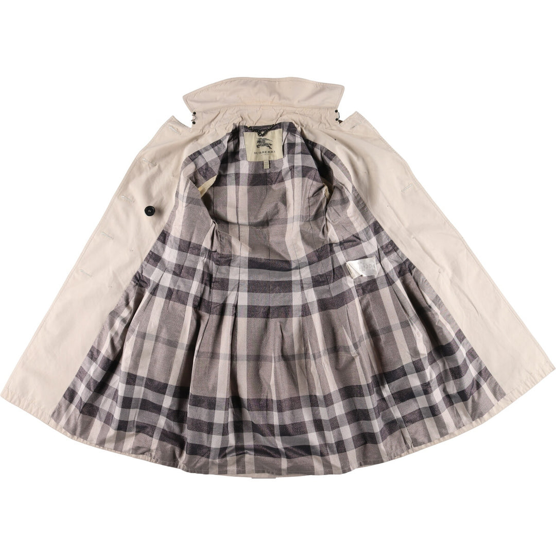 Burberry's LONDON trench coat, women's size M cotton Beige type Vintage Second Hand