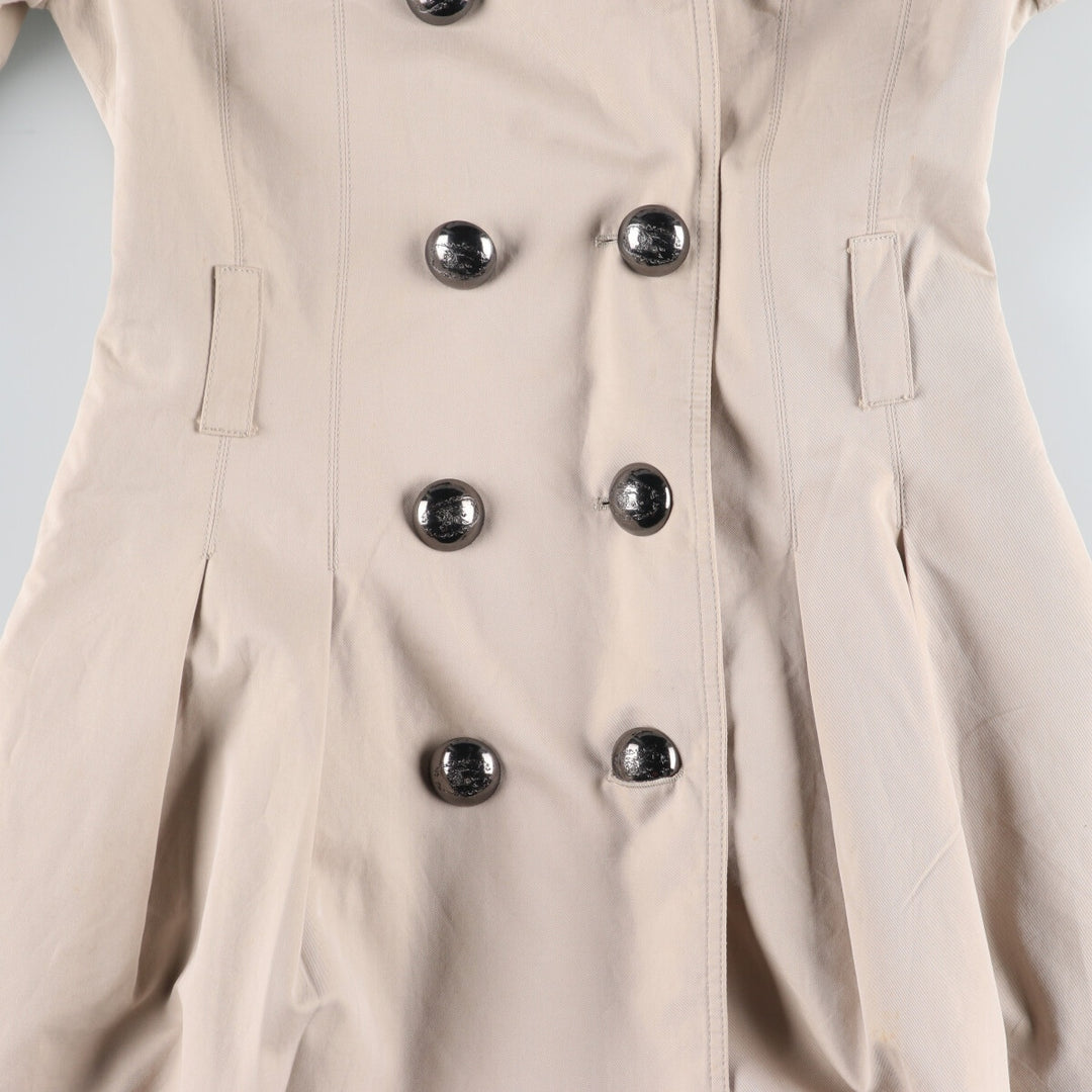 Burberry's LONDON trench coat, women's size M cotton Beige type Vintage Second Hand